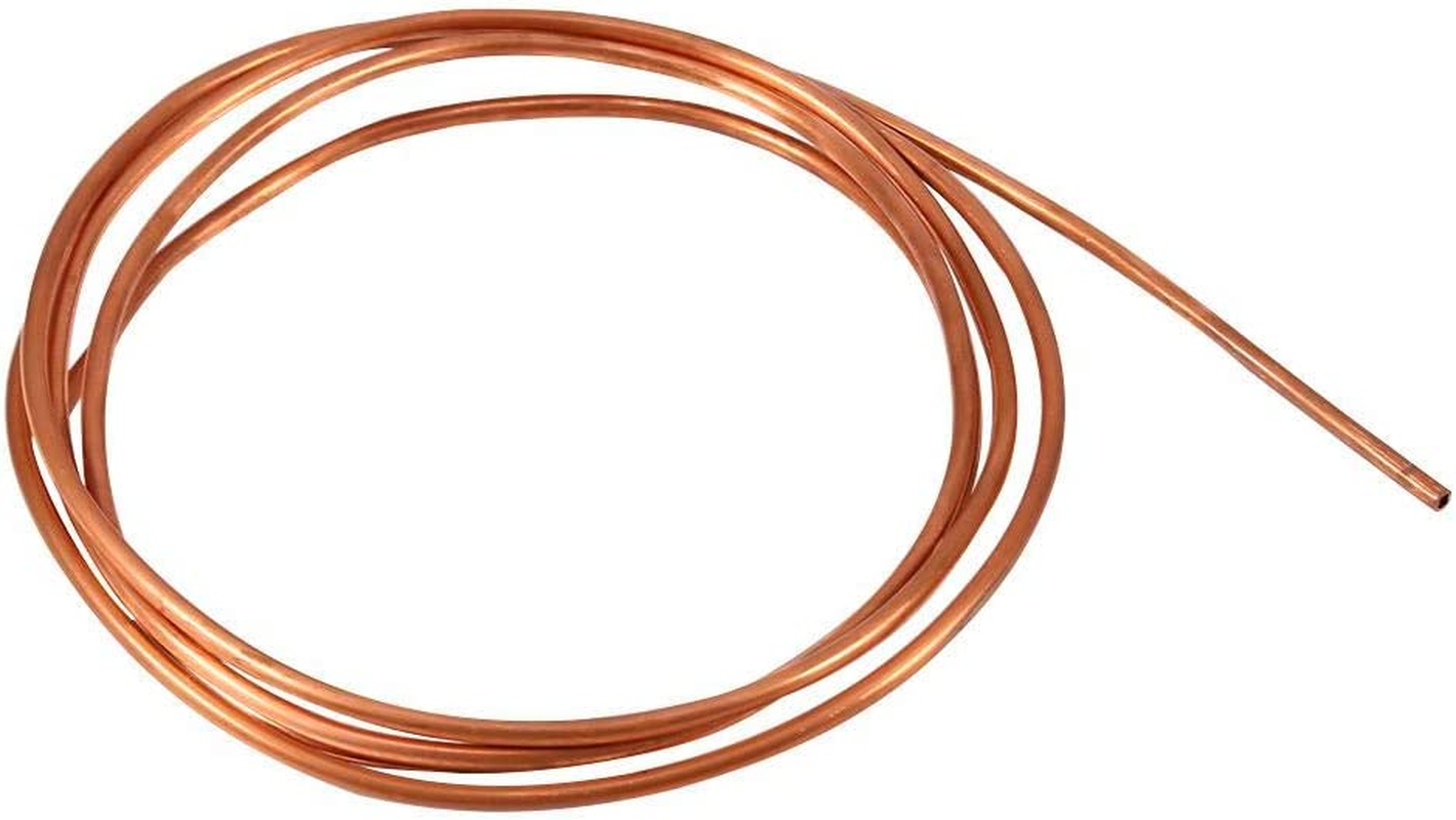 Soft Copper Tube Pipe OD 4Mm X ID 3Mm for Refrigeration Plumbing 2M image number 1