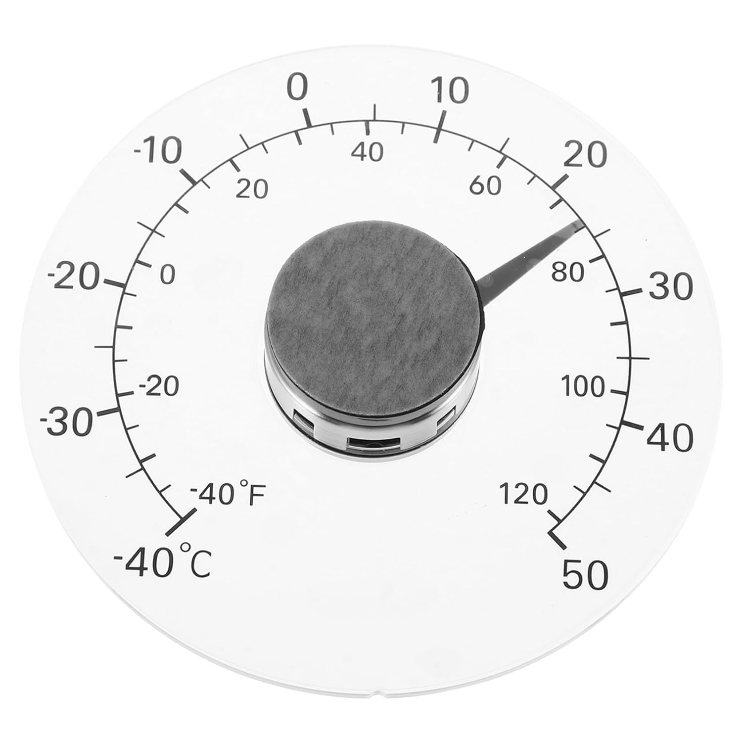 DECHOUS Indoor Outdoor Thermometer for Window and Garden Dial Temperature Gauge for Greenhouse Nursery Sauna and Home Use Easy-Read Wall-Mount Temperature Measurement image number 3