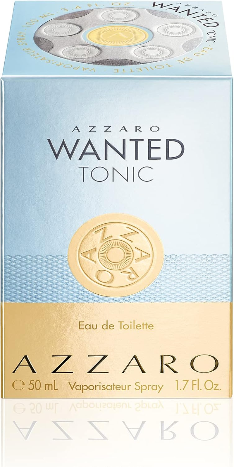 Azzaro Wanted Tonic Eau De Toilette Spray for Men 50 Ml