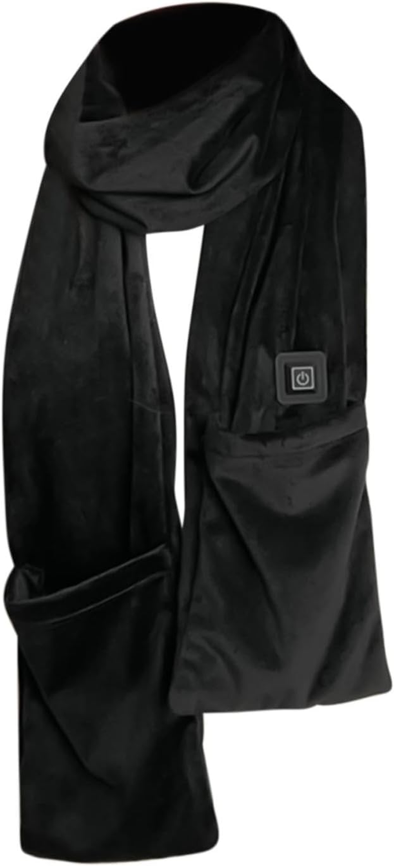 Qkbuza Heated Scarf for Women Men - 5V USB Heating Scarf,Winter Must Have Scarf, Electric Neck Heating Shawl Pad, Washable, USB Powered, 3 Temperature Settings for Mom Dad