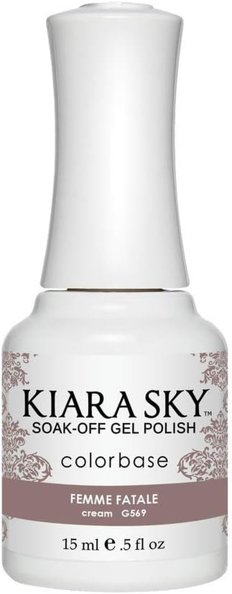 Kiara Sky Soak-Off Gel Polish, G608 Taup-Less, 15 Ml