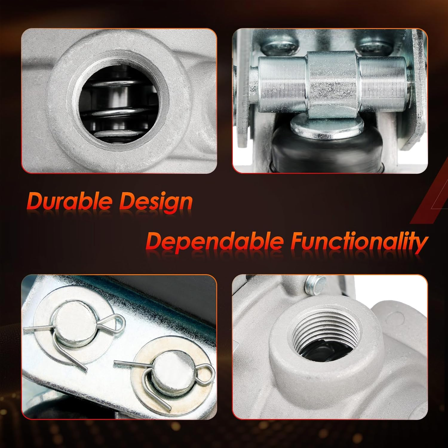 E-3 Single Circuit Foot Brake Control Valve with Treadle Assembly, Automotive Replacement Parts, Compatible with 277863, 034038, KN22100 Bendix Haldex, Trucks & Trailers image number 2