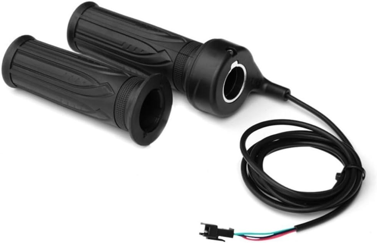 Poemtian Electric Bike Speed Throttle, E-Bike Twist Throttle, 12V to 72V Throttle Handle Grip, Easy to Install and Remove Electric Scooter Twist Speed Throttle for 22.2Mm Handlebar image number 3