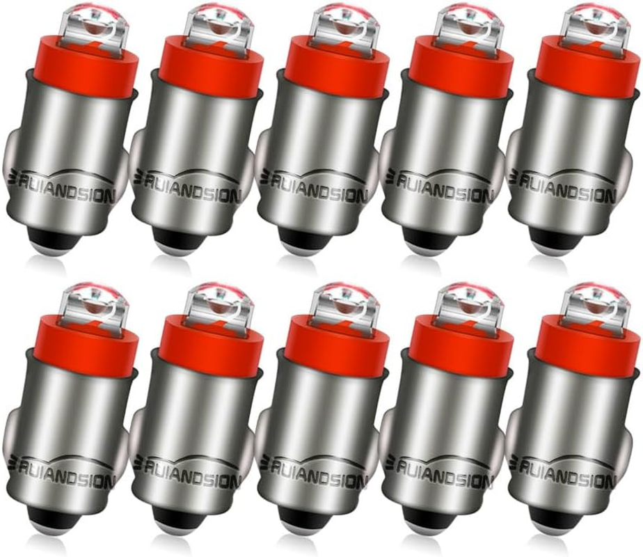 Ruiandsion BA7S Dashboard Light LED Bulbs 12V Green Instrument LED Light ED Interior Bulb Dashboard Indicator Panel Light, Non-Polarity (Pack of 4)