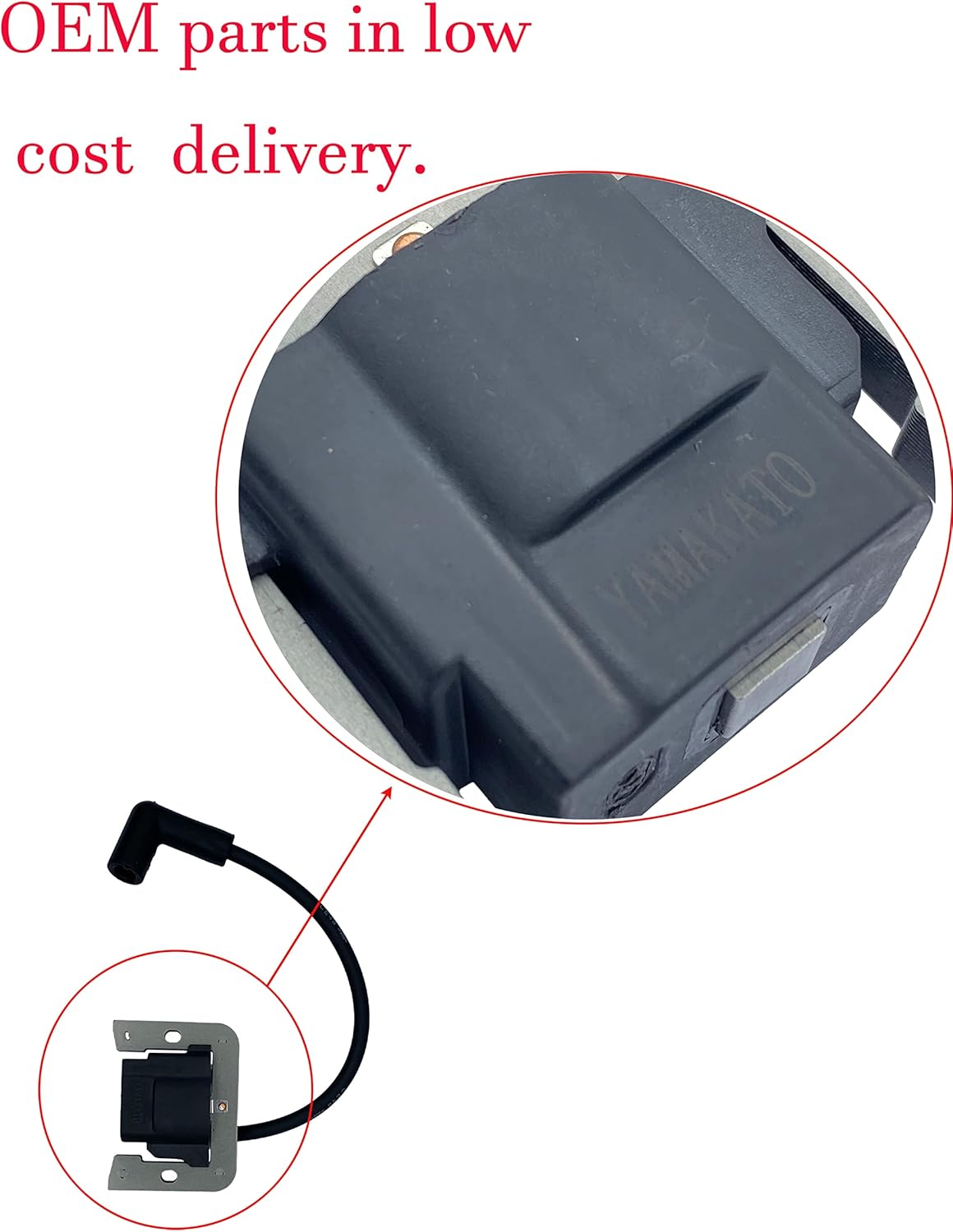 YAMAKATO Armature Magneto for Kohler 25 584 05-S, 24 584 01-S, 24 584 45, 24 584 201-S, Ignition Coil, AYMK181