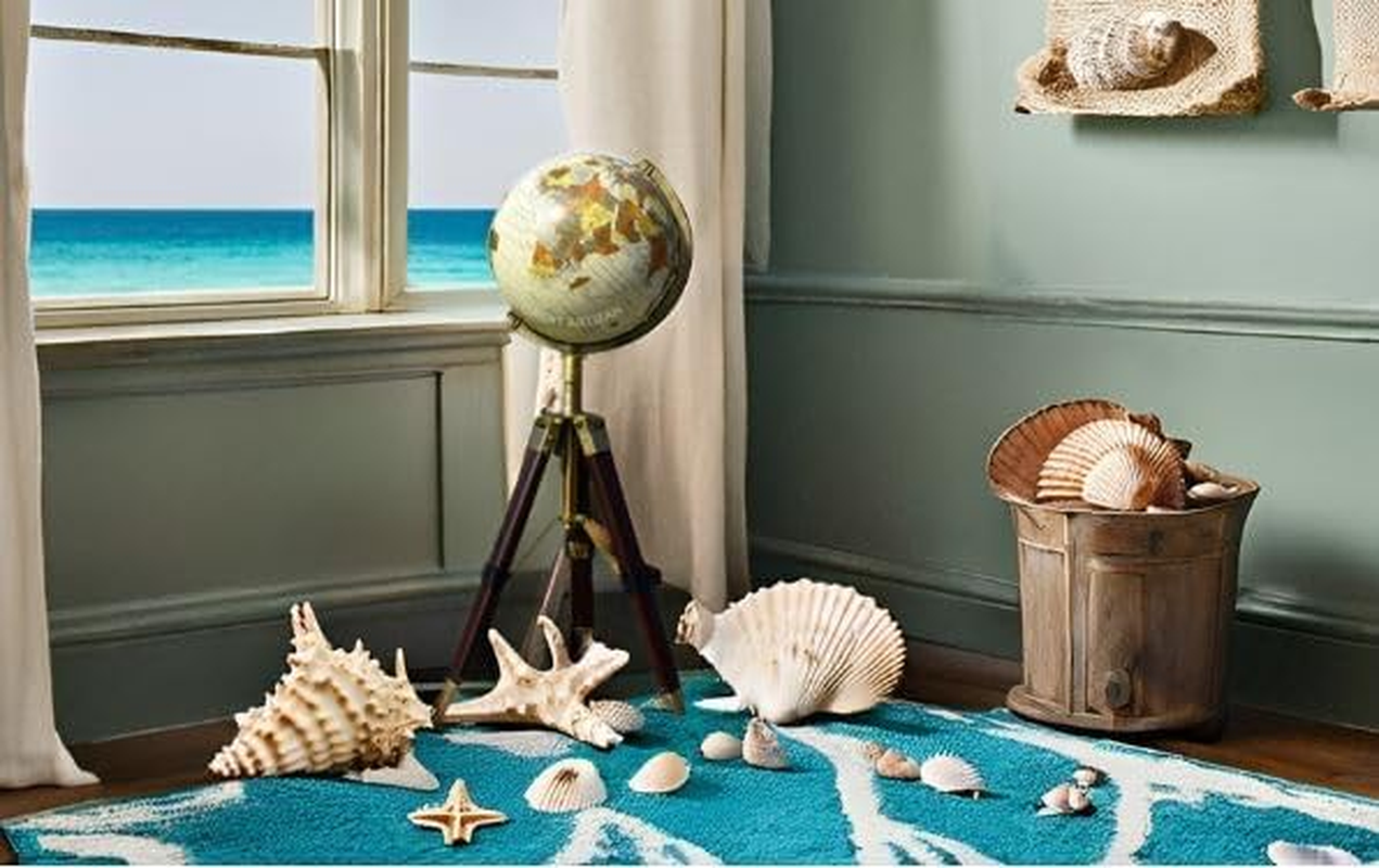 34 Inches Tall Antique World Globe with Tripod Stand. Vintage Look Tripod World Globe for Learning & Decorations with Free Magnafying Glass. image number 4