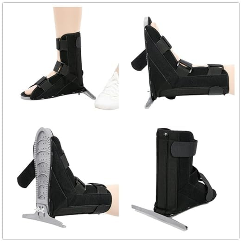 Short Air Cam Walker Fracture Walking Boot Low Top Ankle Fracture Orthopedic Braces Thong Fixed Post Op Shoe with Adjustable Strap for Foot Injuries Stable Ankle Joints Recovery Pain Relief (M) image number 2