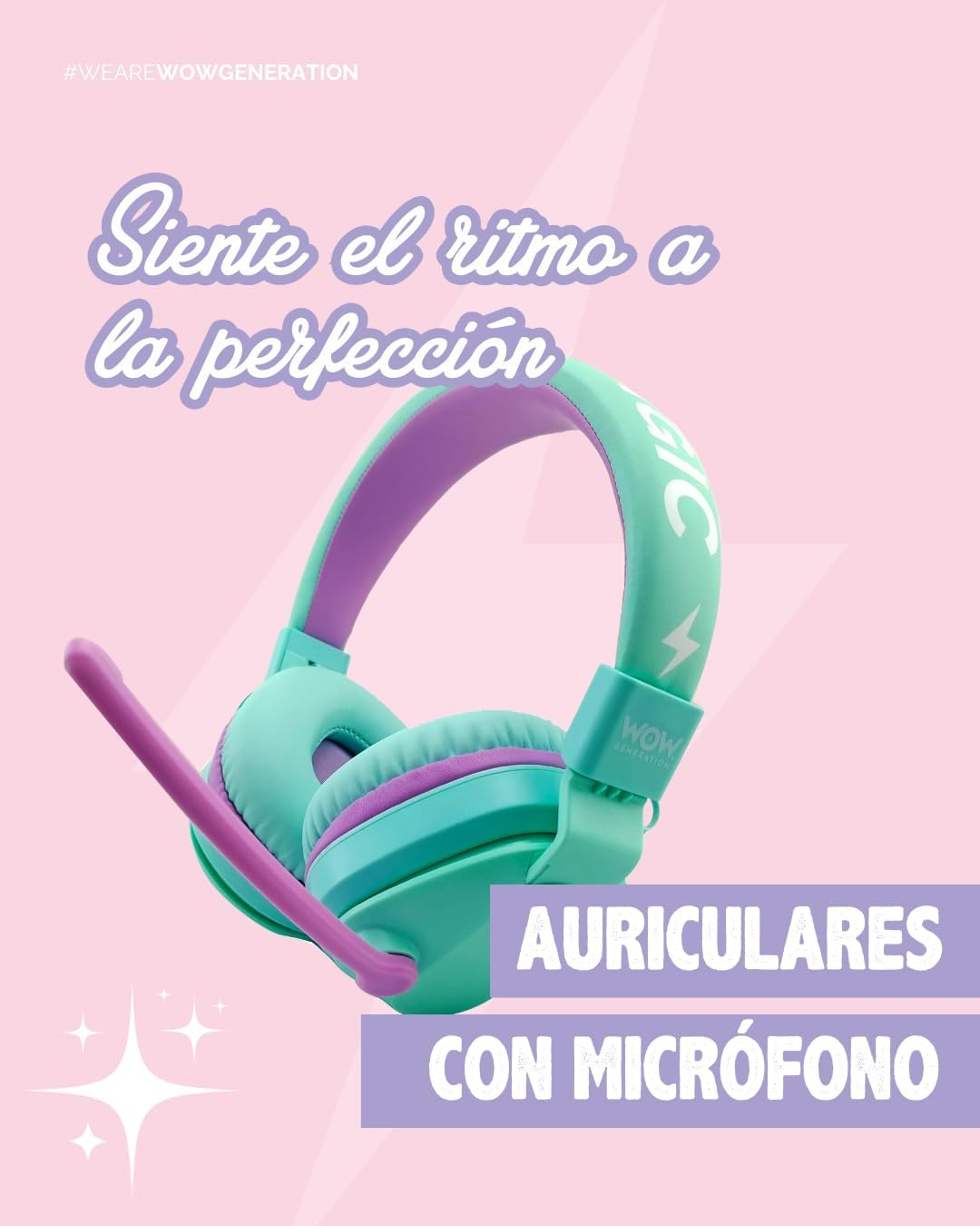 Bluetooth Headphones with Microphone. WOW Generation image number 2