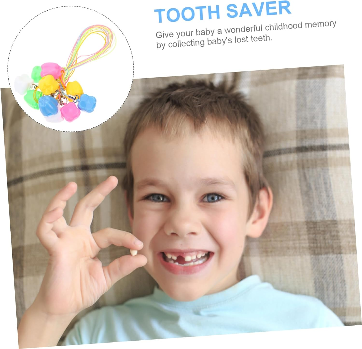 Zerodeko 30Pcs Professional Tooth Saver Box for Boys and Girls Reusable Tooth Necklace Holder image number 6