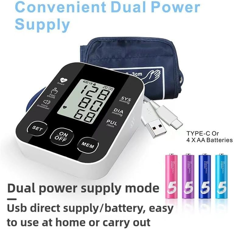 Blood Pressure Monitors, CE Certified Approved UK, Standard Blood Pressure Monitor Upper Arm Blood Pressure Machine for Home Use, Upper Arm Large Cuff(Blood Pressure Machine) image number 3