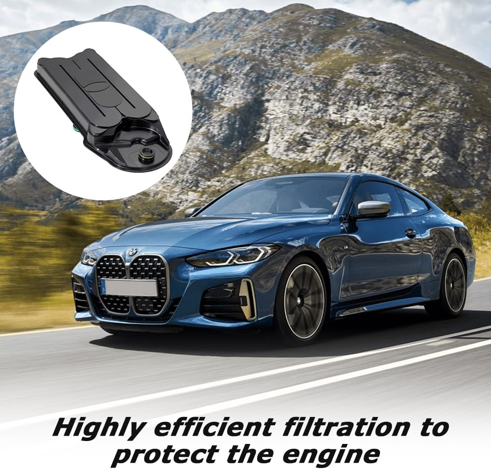 MOTRAIN Crankcase Filter, Replacement Air Filter Suitable for Ram2500-5500/Cummins 07.5-20, CV52001 Black