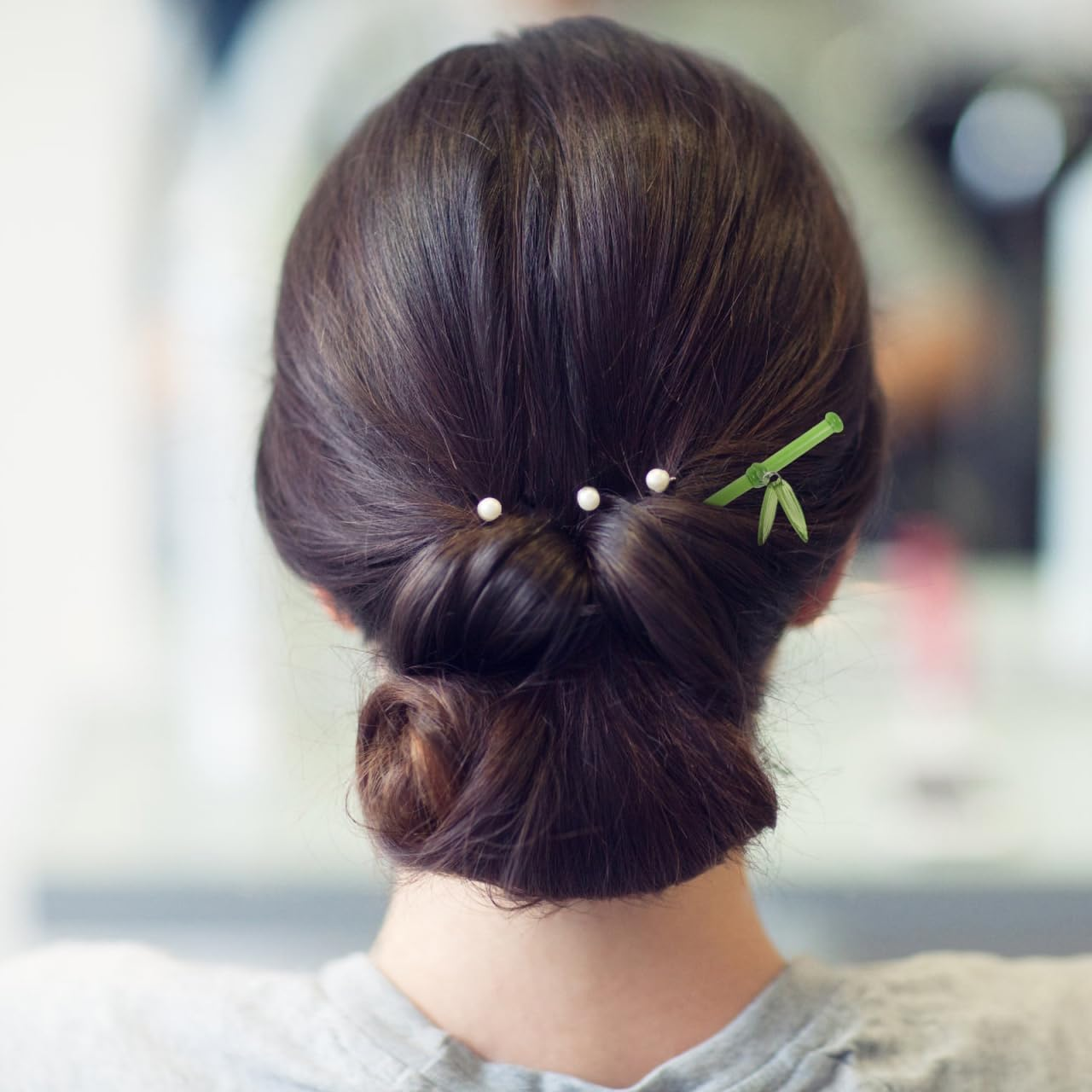 Beaupretty Elegant Shape Hair Decorative Chinese Hair Sticks with Hairpin for Women image number 5