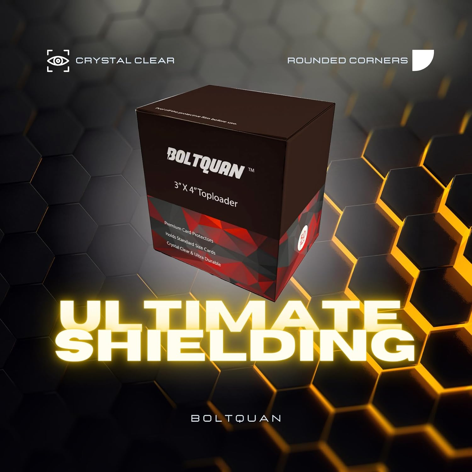 Premium 35Pt Toploaders for Trading Cards &ndash; Ultra Clear, Rigid Protection for Sports Cards, Baseball, MTG, Yu-Gi-Oh!, and More &ndash; Dustproof &ndash; 50 Pack image number 5