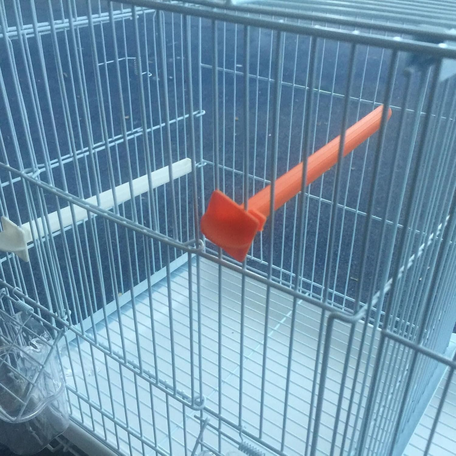 1X Stackable Bird Cage Breeding Cages for Canary Finch Small Birds White image number 2