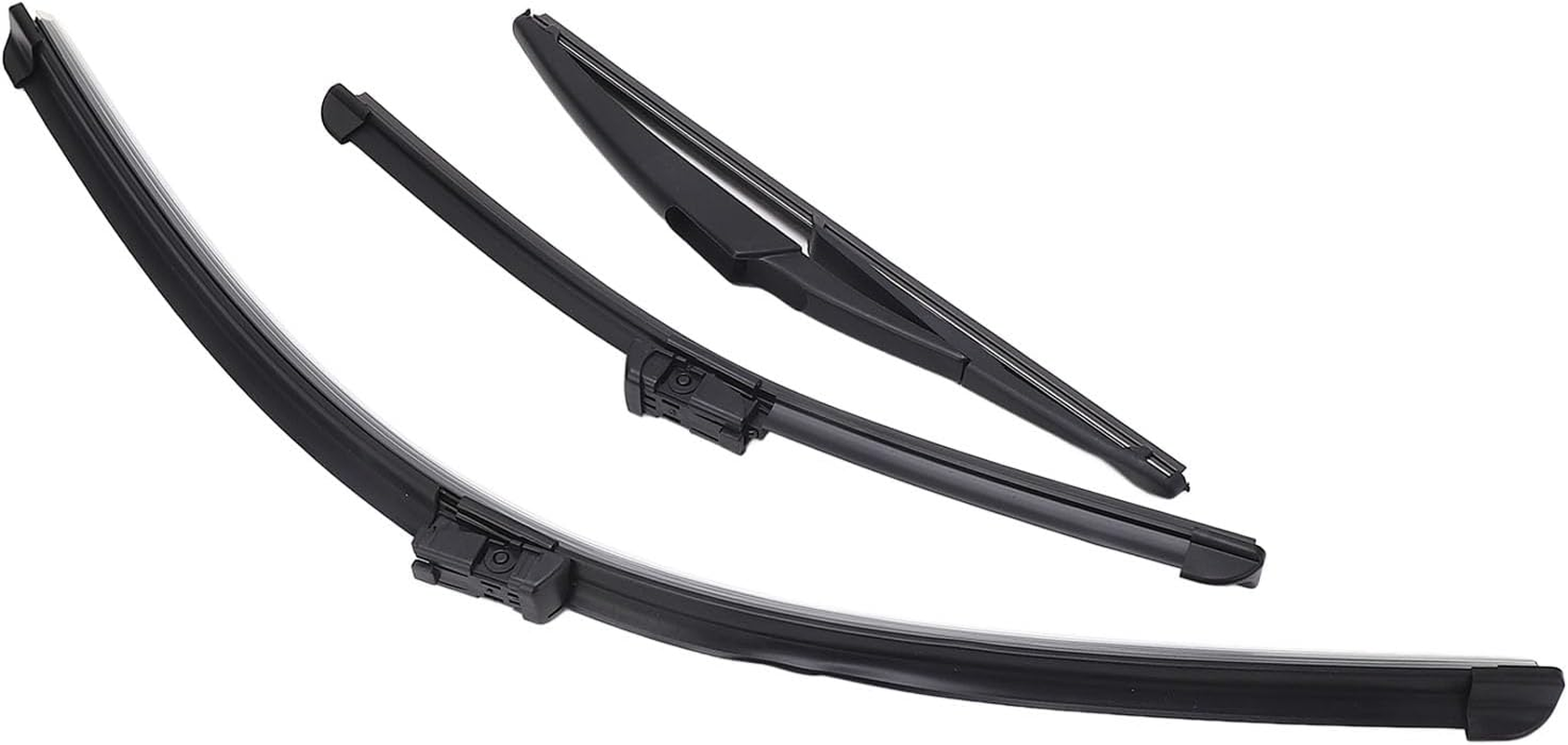 Front Rear Windscreen Wiper Blades Replacement Windshield Wiper Blades Set for 500 500C 500L 2009 to 2023