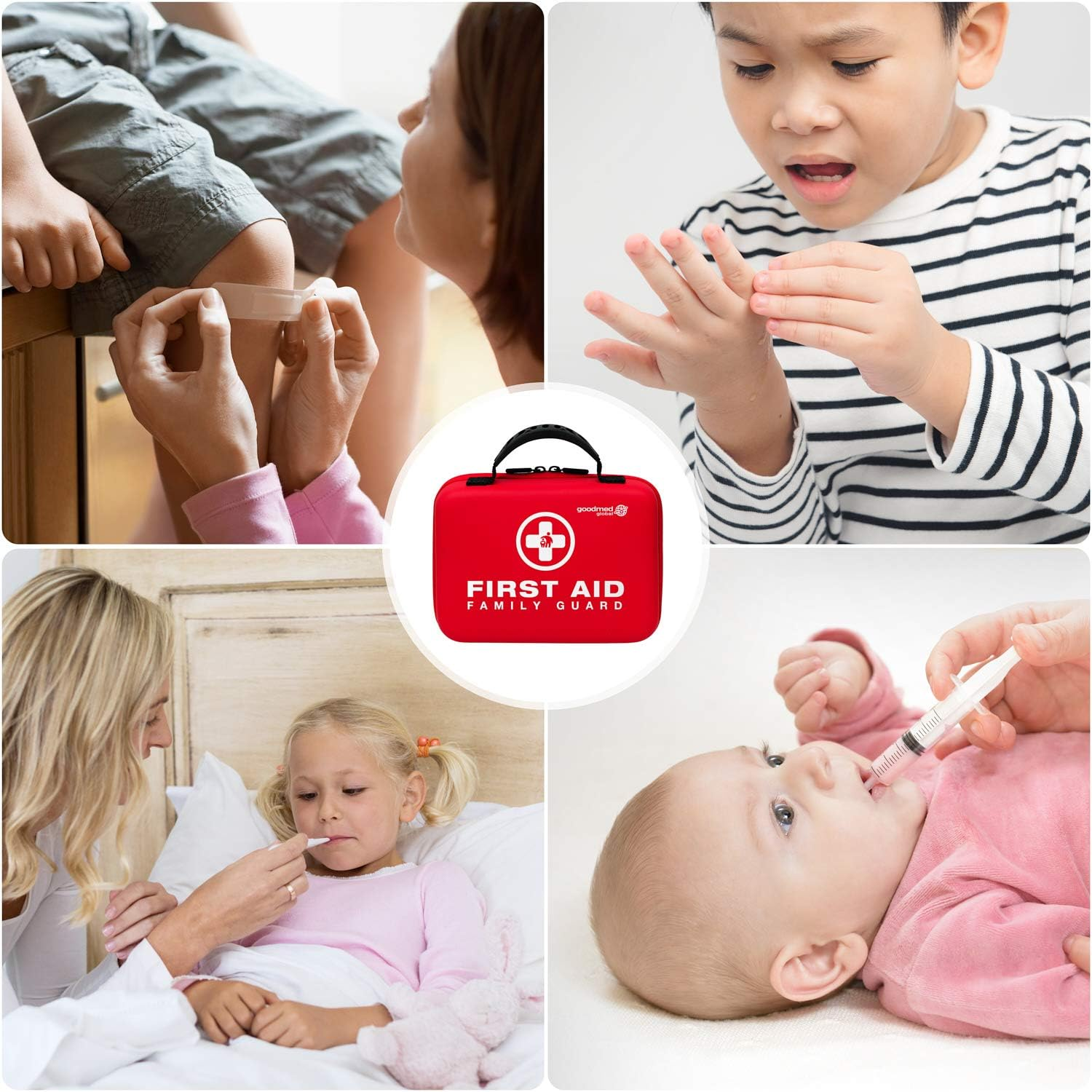 Family Guard   , 180Pieces, Essential Care for Families to Treat Minor Injuries at Home, Sporting Events and Travelling, 23Cm*18Cm image number 4