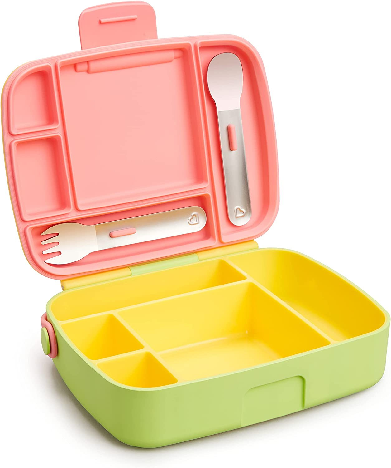 Munchkin&reg; Lunch&trade; Bento Box for Kids, Includes Utensils, Green