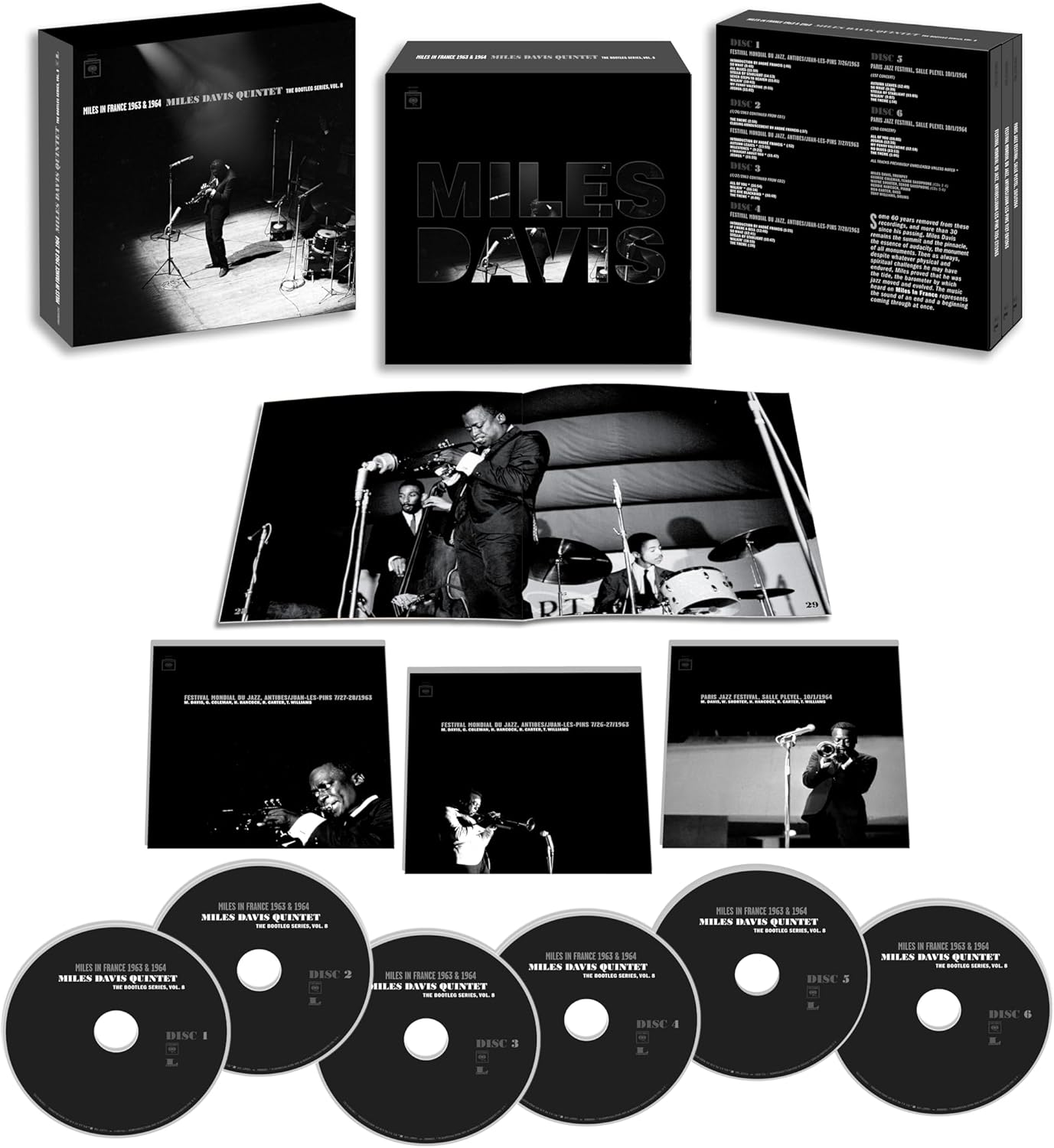 Miles in France 1963 & 1964 - Miles Davis Quintet: the Bootleg Series8 image number 1