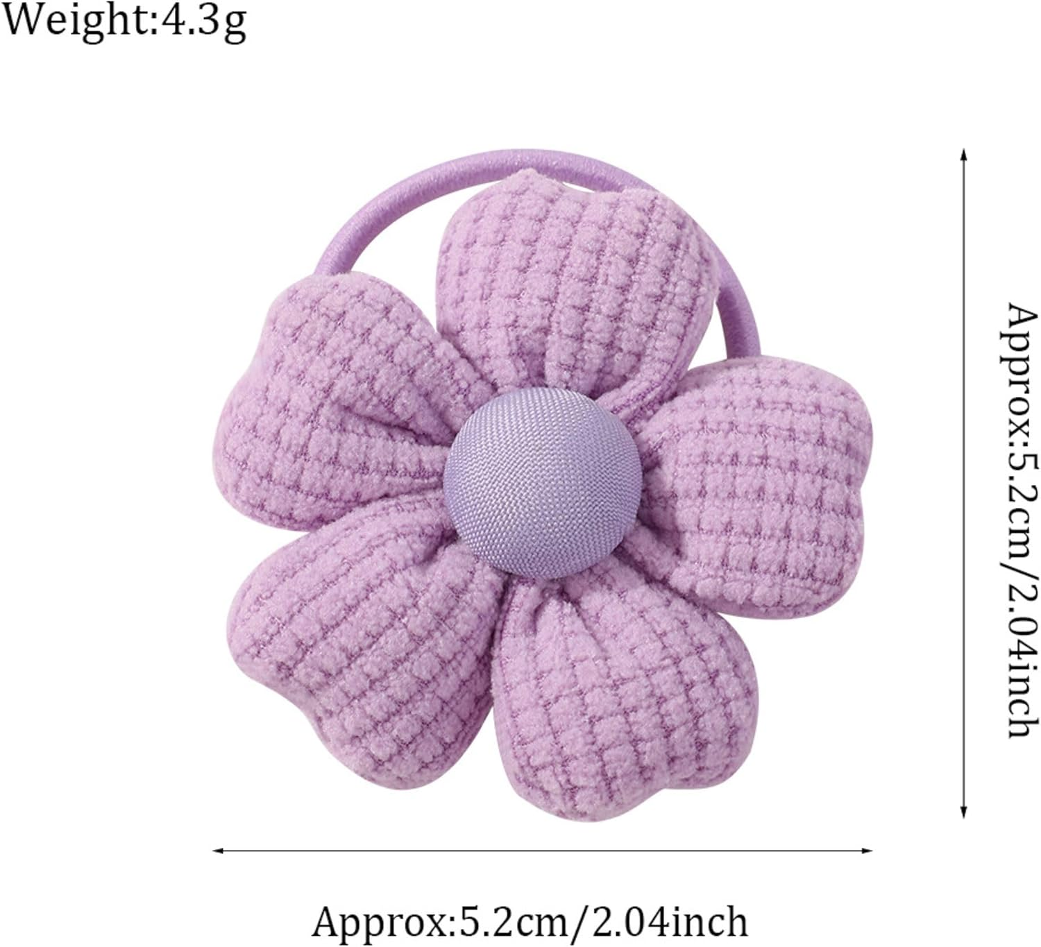 JOVALA 14 PCS Baby Hair Ties for Girls Flowers Toddler Elastic Hair Bands Small Ponytail Holder Elastic Rubber Bands Hair Accessories for Baby Girls Infants Kids Toddler Children