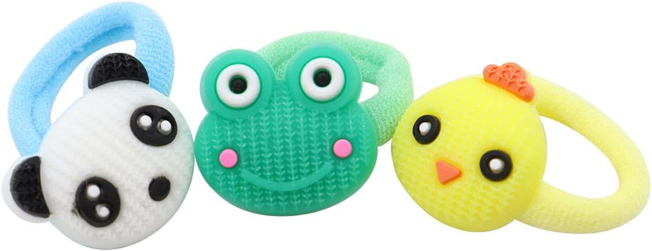 CENPEK 100 Girls Headband, Soft Seamless Bow Flower Panda Carrot Shape, Elastic Headband Ponytail Holder, Suitable for Girls Hair without Damage Accessories image number 1