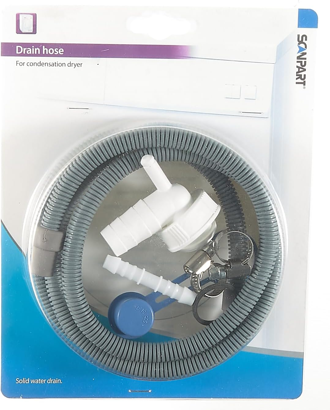 Scan Part Condenser Dryer Drain Hose Kit image number 1