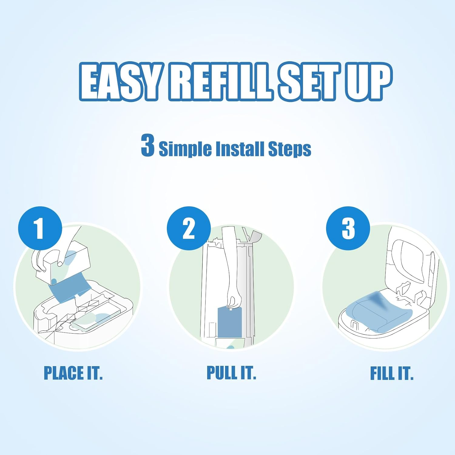 Upgrade Diaper Pail Refills Bags with 40 Bags Compatible with Genie Easy Roll Signature and Platinum Diaper Pails, 7-Layer Odor-Barrier Technology, 3 Pack (120 Bag) image number 2