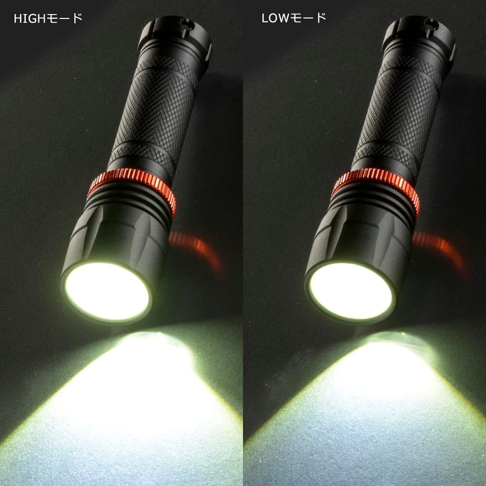 Ohm 08-1074 LED Flashlight 200 Lumens | Ohm Electric LH-VB200Z-K