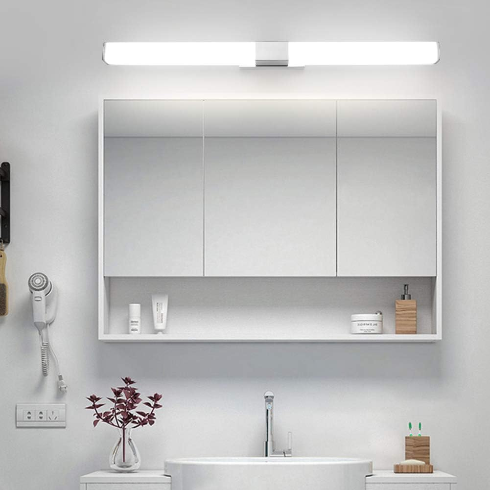 Klighten LED Mirror Light Bathroom 80 Cm, 16 W Mirror Lamp IP44 Wall Light Bathroom Bathroom Lamp for Mirror Bathroom Mirror Lamp, 1360 Lumen, Cool White 5500 K image number 3