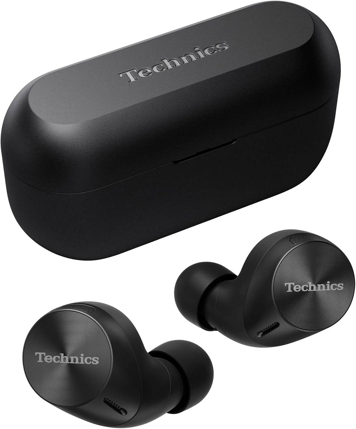 Technics Hifi True Wireless Multipoint Bluetooth Earbuds with Noise Cancelling, 3 Device Multipoint Connectivity, Wireless Charging, Impressive Call Quality, LDAC Compatible, Blue (EAH-AZ60M2EA)