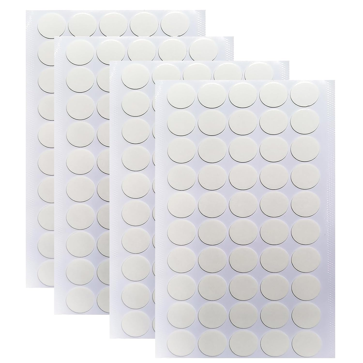 Meagtllva 200 Pieces (20Mm/0.78") Double Sided Adhesive round Stickers,Double Sided Sticky Dots,Round Clear Tape for Balloon,Crafts,Art Decoration,Wedding Decoration (20Mm-200Pcs) image number 2