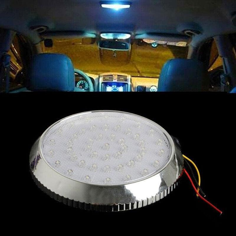 AIMALL 46-LED 12V Interior Roof Ceiling Light for Caravan, Boat, Truck, Car Dome Cabin Light with Bright White Illumination 5 Inch image number 1