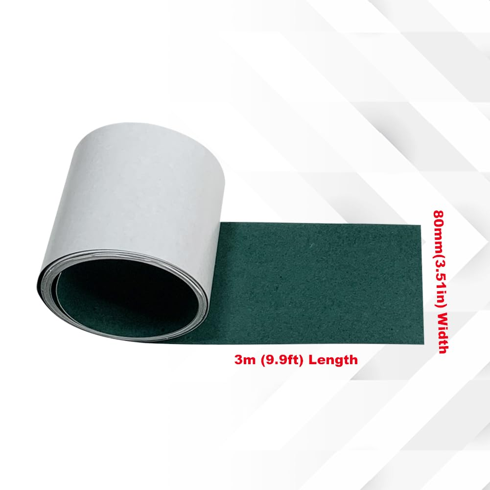 Electrical Insulating Adhesive Paper 80Mm(3.15In) Width 3M Length One Side Self Adhesive, Battery Pack Insulator Gasket for 18650 21700 26650 Battery Pack, Green. 0.2Mm Thickness image number 5