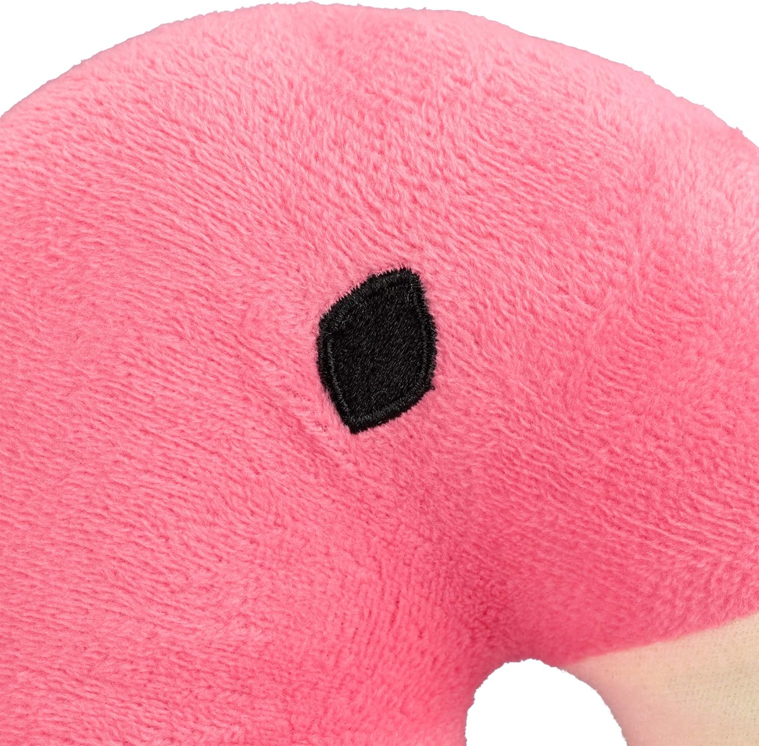 Relaxdays Flamingo Doorstopper, Decorative Floor Bumper, Standing, Filled Fabric Door Stop, Pink image number 2