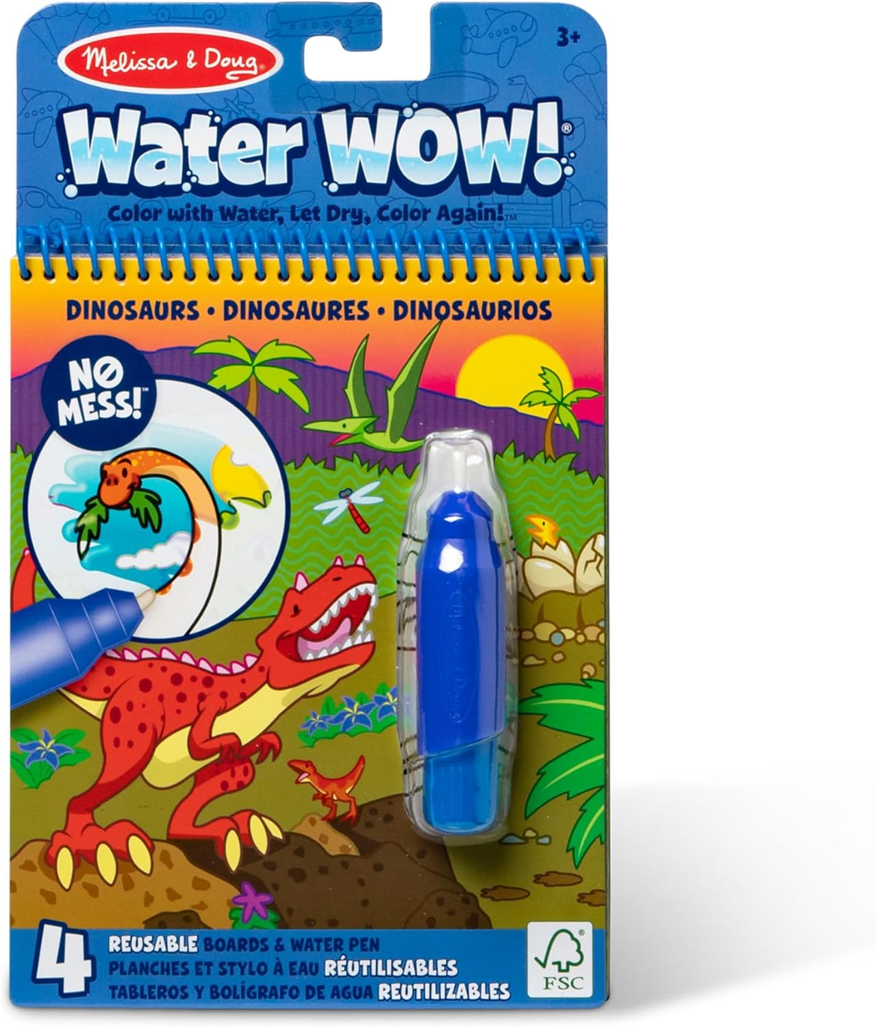 Melissa&Doug 40177 Water Wow Vehicle Pathways | Activity Pad | Travel | 3+ | Boy or Girl
