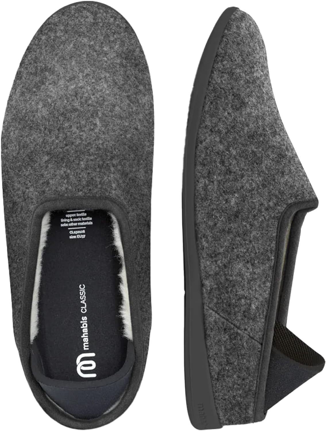 Mahabis | Unisex Slippers | Classic Collection | Premium Comfort with Refined Design & Support | Supreme Wearability & Heat Controlled | 100% Wool Lining