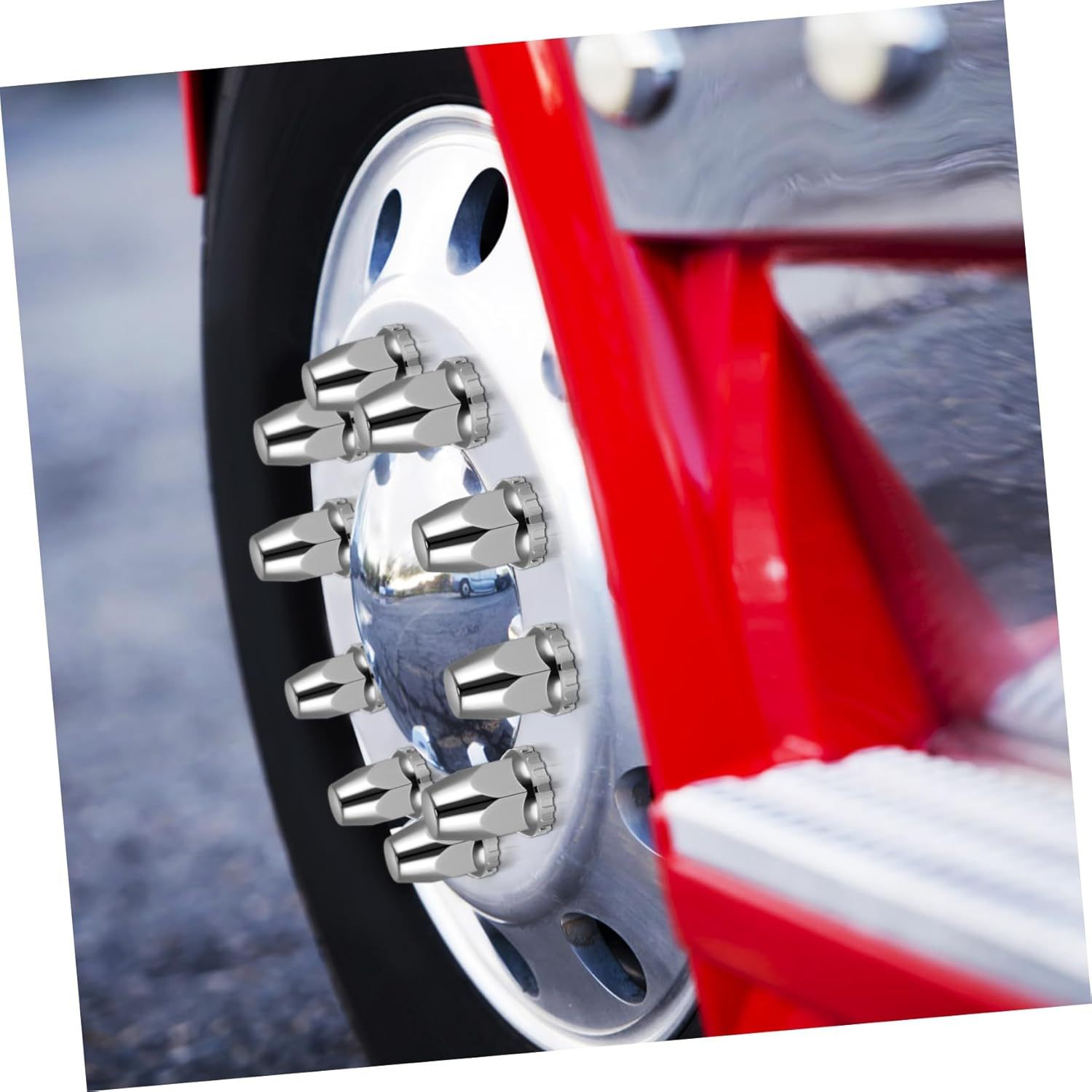 20Pcs Lug Nut Covers for Semi Trucks Easy Install Caps for Trailer Lug Nuts for Truck Wheels Versatile Accessory for Models image number 5