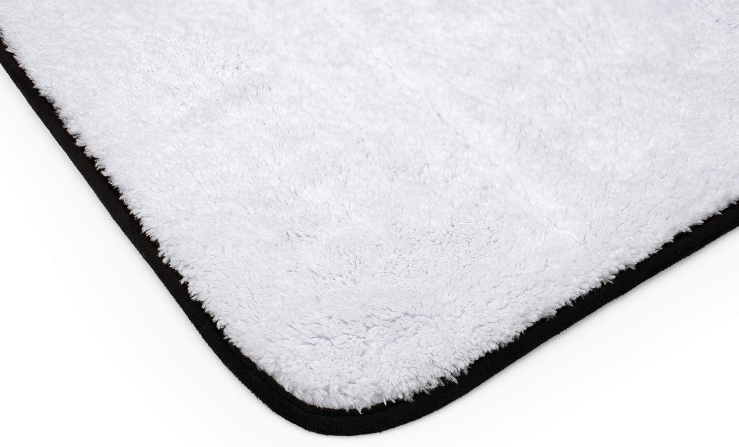 (3-Pack) the RAG COMPANY 16 In. X 16 In. EVEREST 1100 White Ultra-Plush Korean 70/30 Professional Microfiber Detailing Towels image number 2