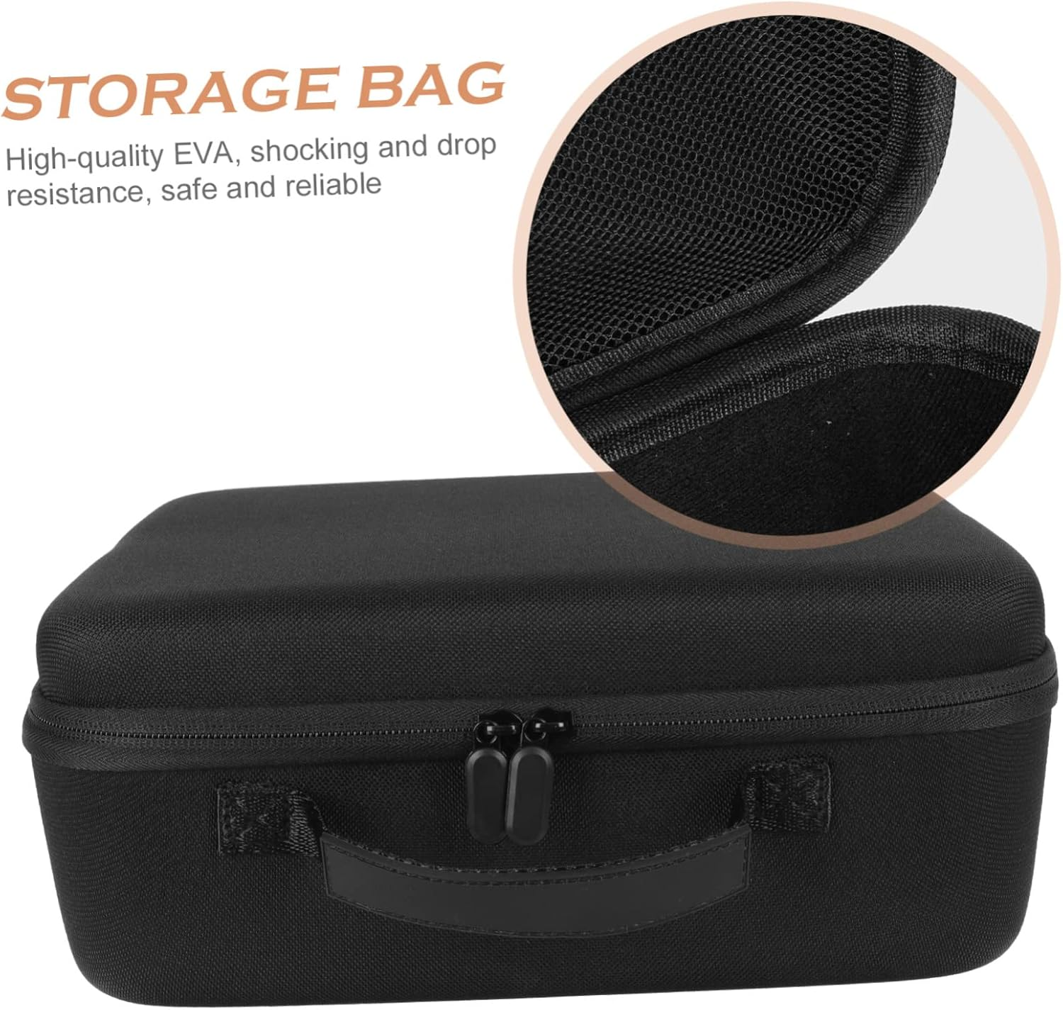 VICASKY Eva Case for Hair Dryer Portable Storage Bag Travel Dryer Holder Splashproof Design image number 6
