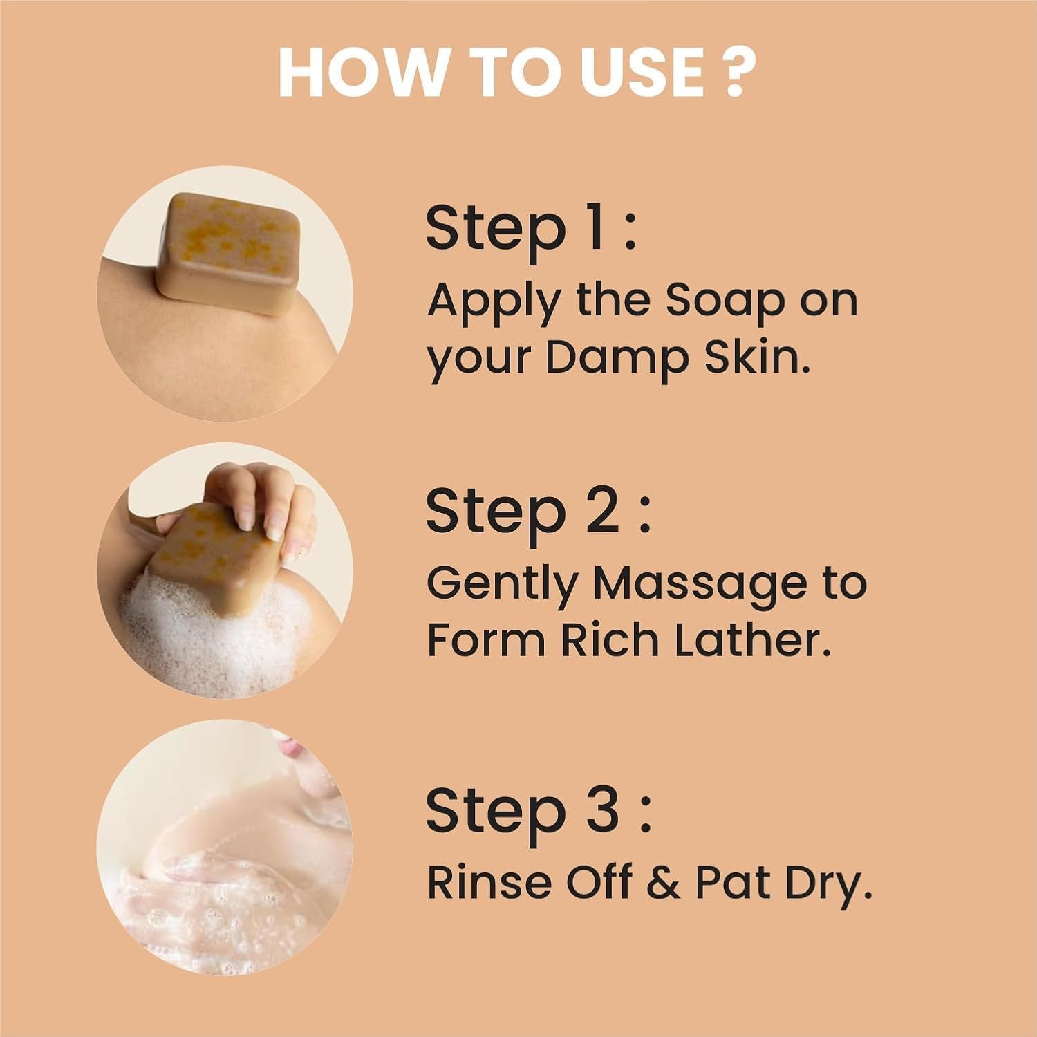 Tan Removal Sandalwood & Saffron and Coconut Oil Magic Soaps for Bath | Paraben Free | Chandan & Kesar Bath Soap | Handmade Soaps for Glowing | Skin Brightening Soap for Men & Women| (Pack of 100 Gram*2) image number 2