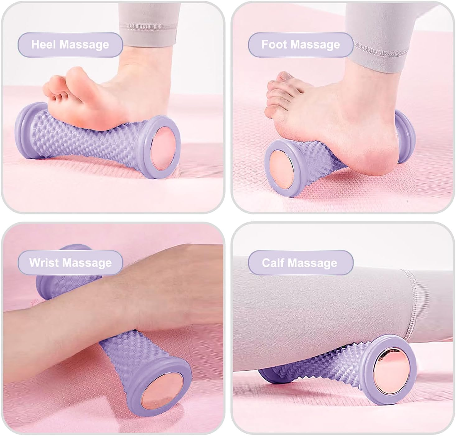 Foot Massage Roller for Plantar Fasciitis, Foot Massager for Pain Relief, Heel Spurs, Arch Pain, Portable Massage Therapy Tool to Improve Circulation for Home, Office, Travel image number 3