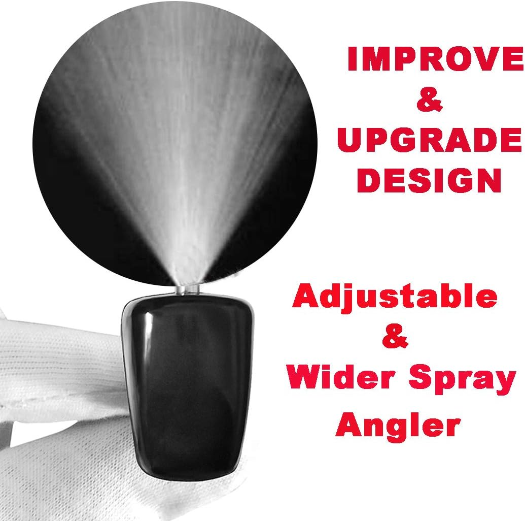 Adjustable Windshield Washer Wiper Nozzle Mist Spray Type for 2005-2020 Jeep Grand Cherokee, 2011-2020 Dogde Durango, 2011-2014 Dodge Grand Caravan, Replace OE for 55079049AA, 55372143AB, 5182367AA