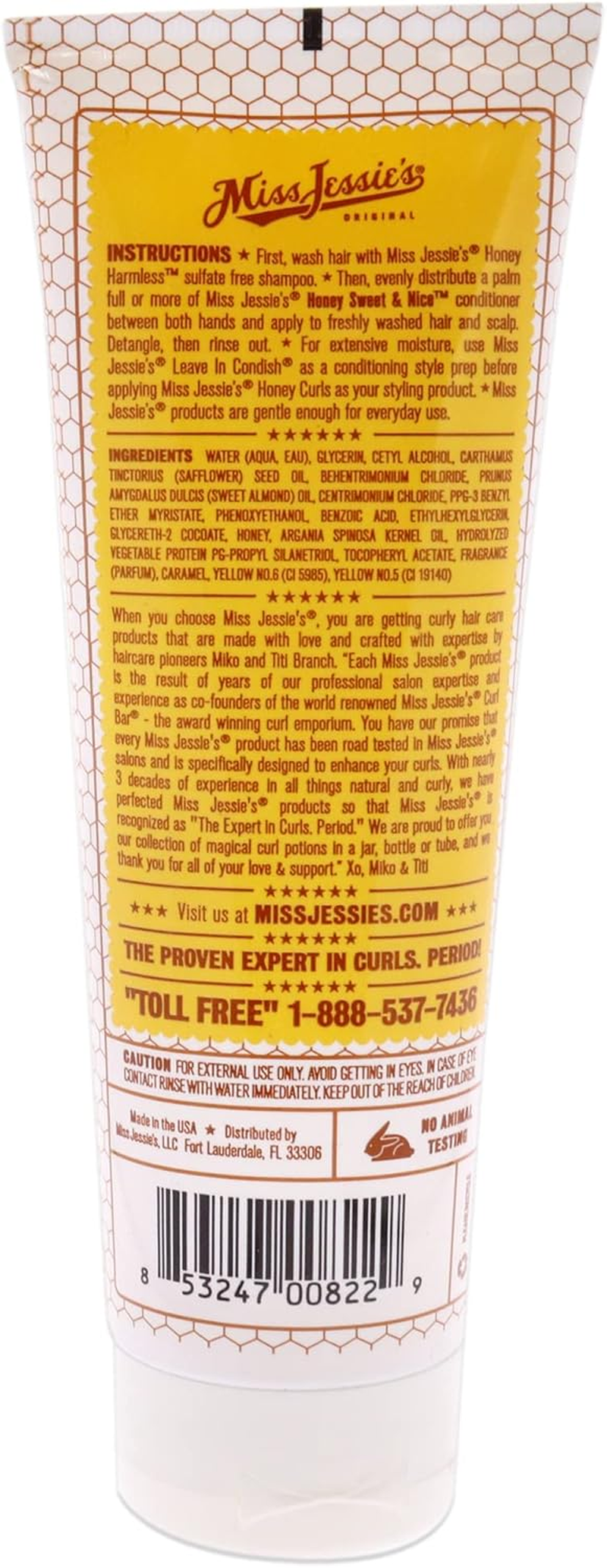 Miss Jessie'S Honey Sweet and Nice by Miss Jessies for Unisex - 8.5 Oz Conditioner, 251.38 Millilitre image number 2