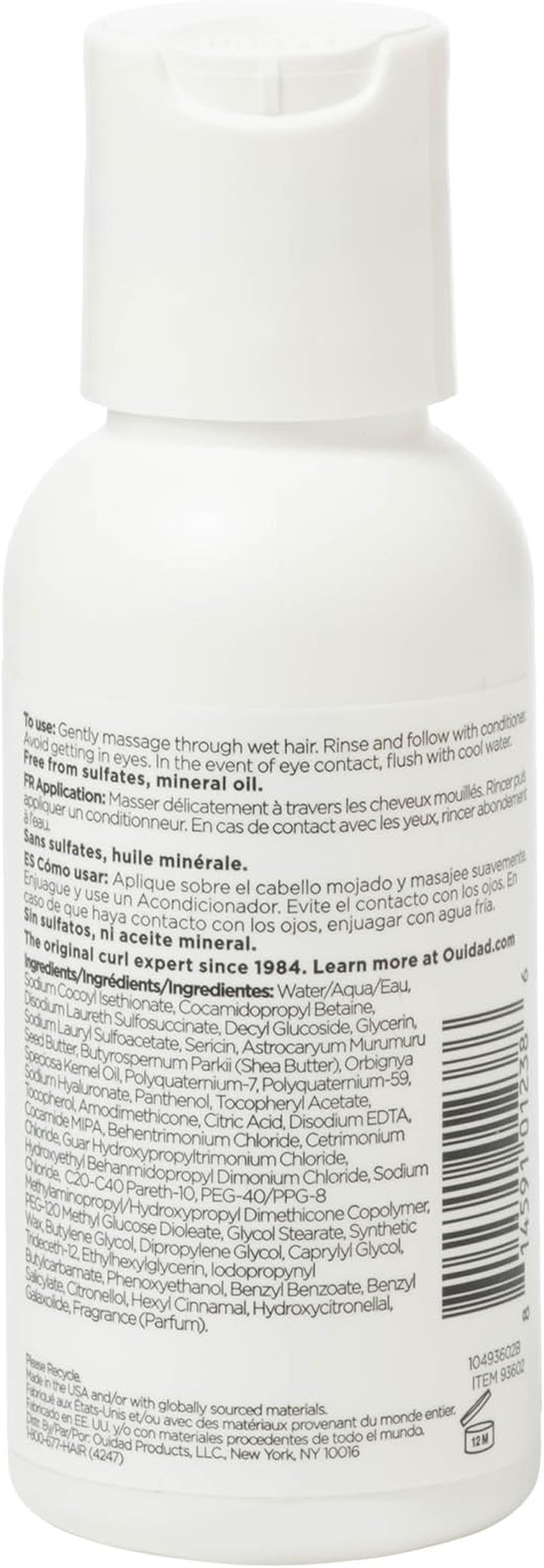 Ouidad Advanced Climate Control Defrizzing Shampoo for Unisex 2.5 Oz Shampoo (Pack of 2) image number 4