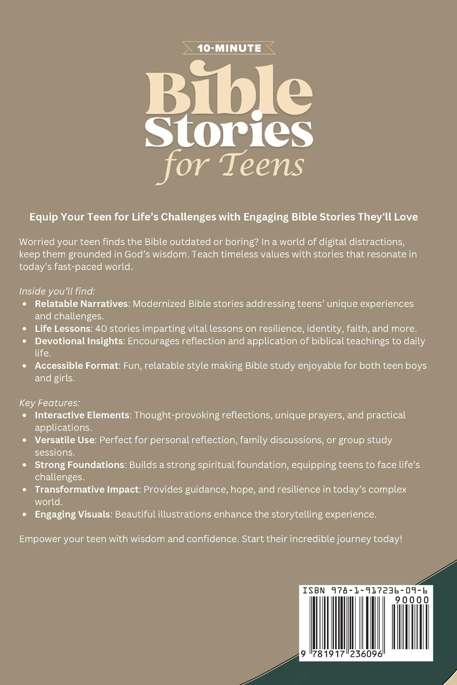10-Minute Bible Stories for Teens: a Modern, Interactive Guide for Today&rsquo;S Youth to Explore Their Faith, Discover Timeless Values, & Tackle New Challenges with God&rsquo;S Wisdom image number 1