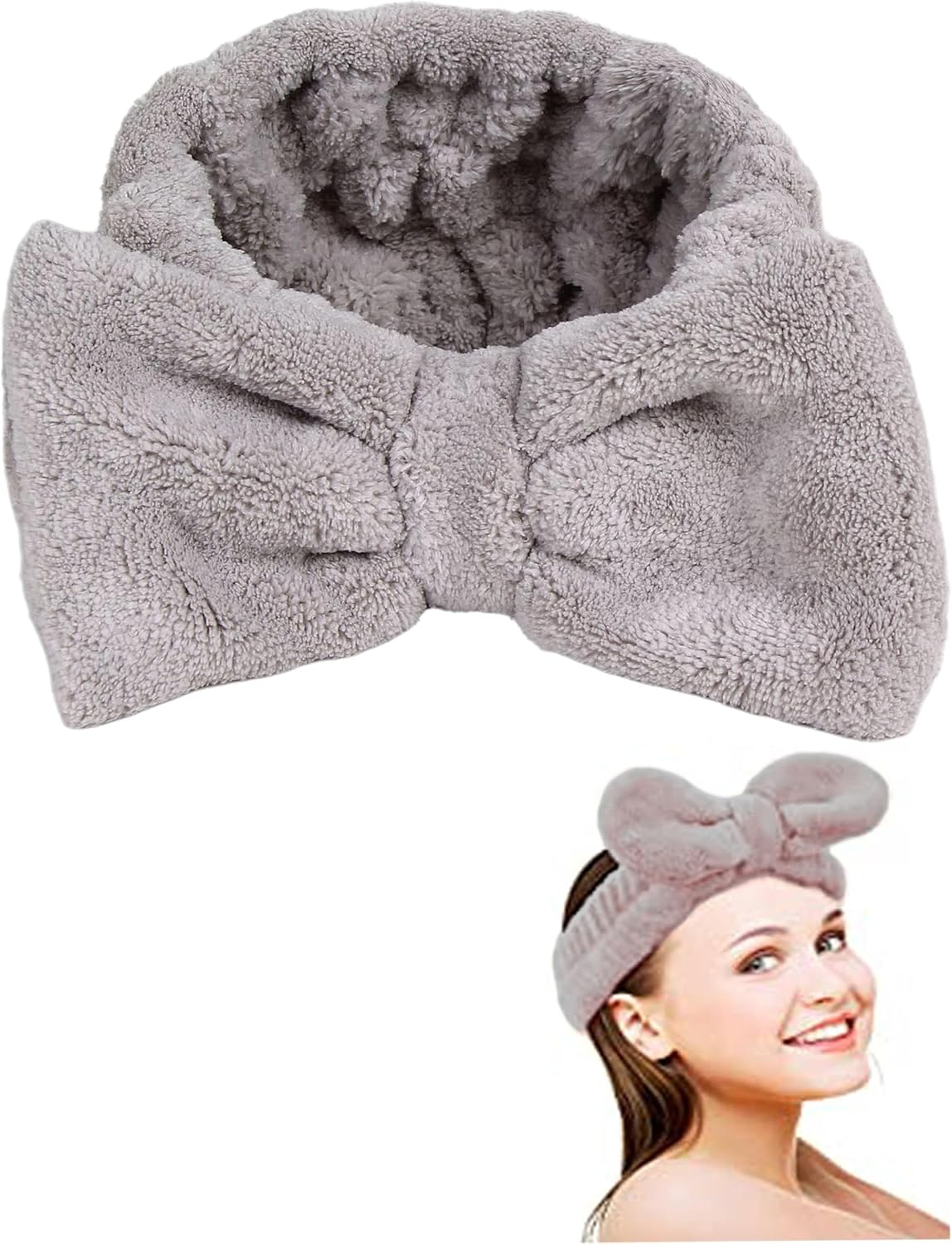 Makeup Headbands for Women,Spa Headbands Face Wash Headband,Adjustable Hair Band for Skin Care for Girls and Women