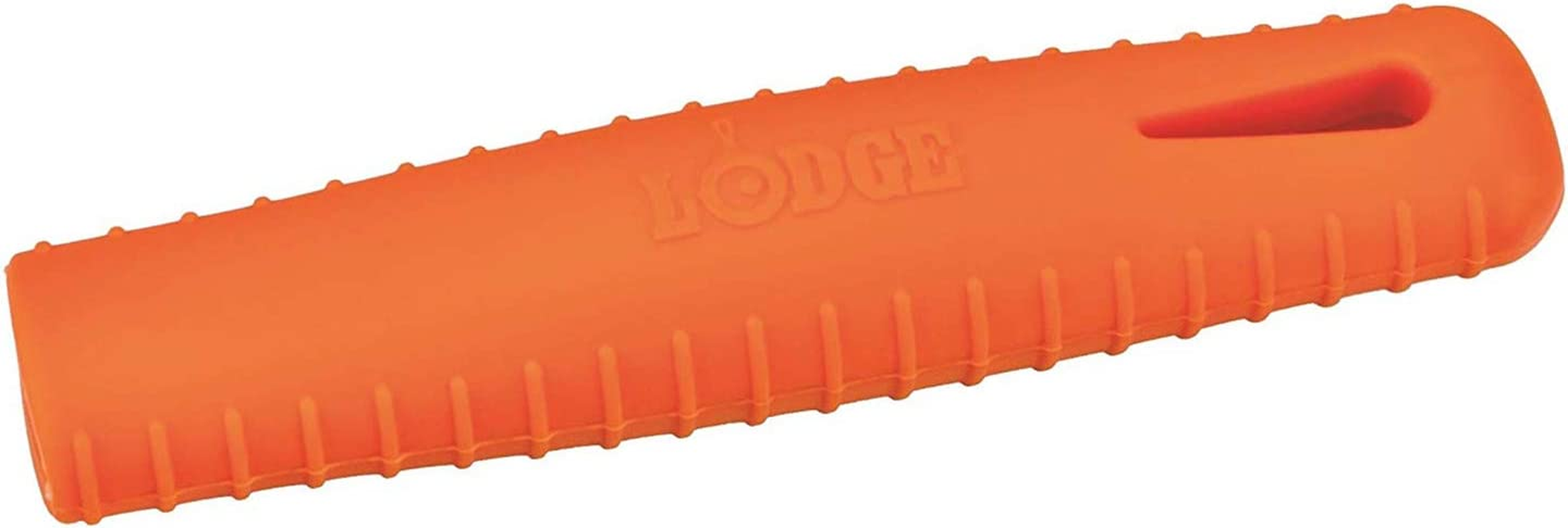 Lodge Silicone Hot Handle Holder - Dishwasher Safe Hot Handle Holder Designed for Lodge Carbon Steel Pan Products - Reusable Heat Protection up to 500&deg; - Red