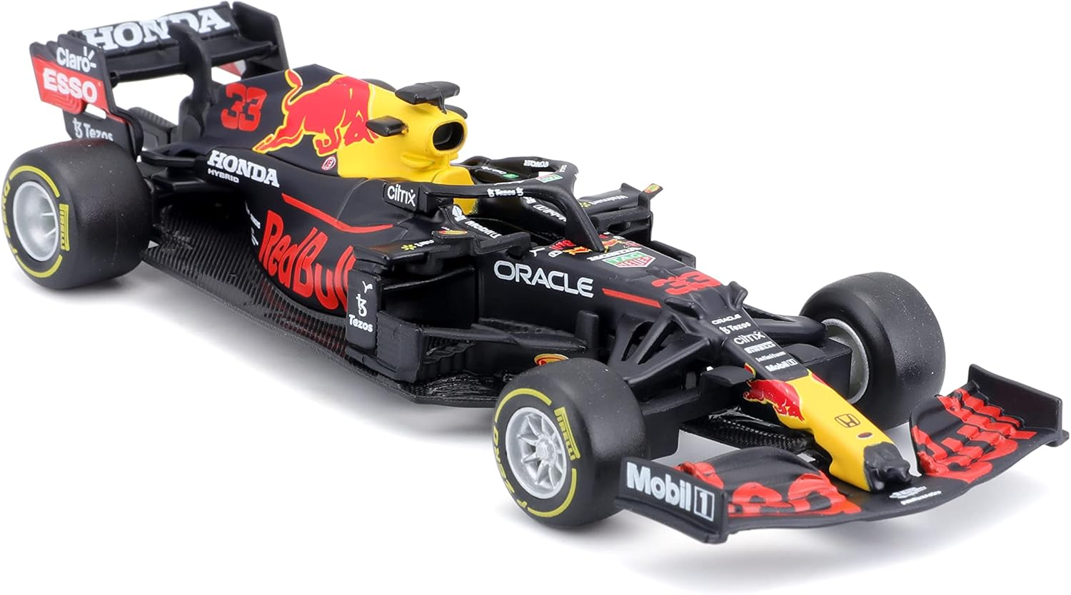 Bburago B18-38055V 1:43 F1 Aston Martin RED Bull Racing RB16B Verstappen, Assorted Colours image number 3