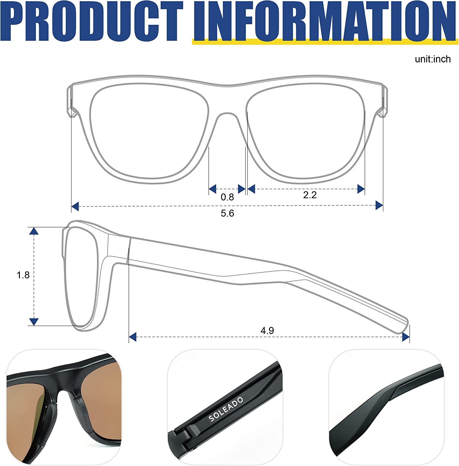 FLUX SOLEADO TAC Polarized Outdoor Sports Sunglasses with Non-Slip Grip and TR90 Nylon Frames for Outdoor Active Lifestyles image number 2