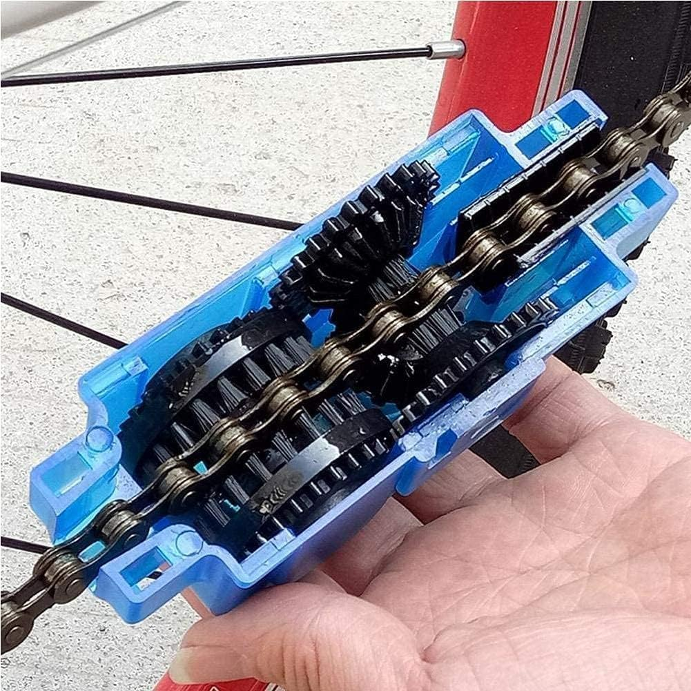 5 Pcs Bike Chain Cleaner Ki,Cleaning Kit Cycling Including Chain Cleaner, Brush Tool for Mountain Bike, Road Bike image number 6