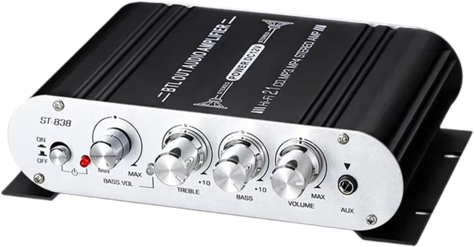 Magideal Audio Power Amplifier, 2.1 Channel Stable, for TV Home Speakers image number 2